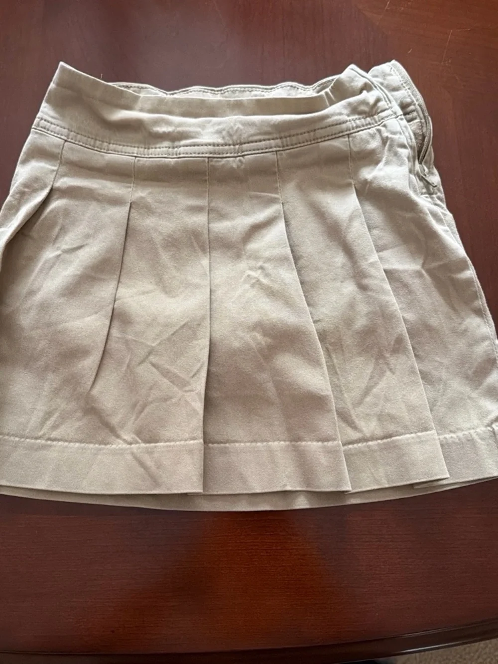 The Children's Place Khaki Pleated School Skort